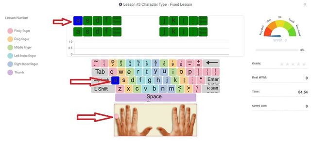 online typing tutor tutorial